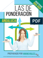 Tablas de Ponderación Andalucia 2019