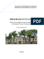 Programul Conferinţei Ştiinţifice Anuale, 16-18 Octombrie PDF