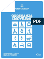 Ordenanza de Movilidad en Valencia 2019