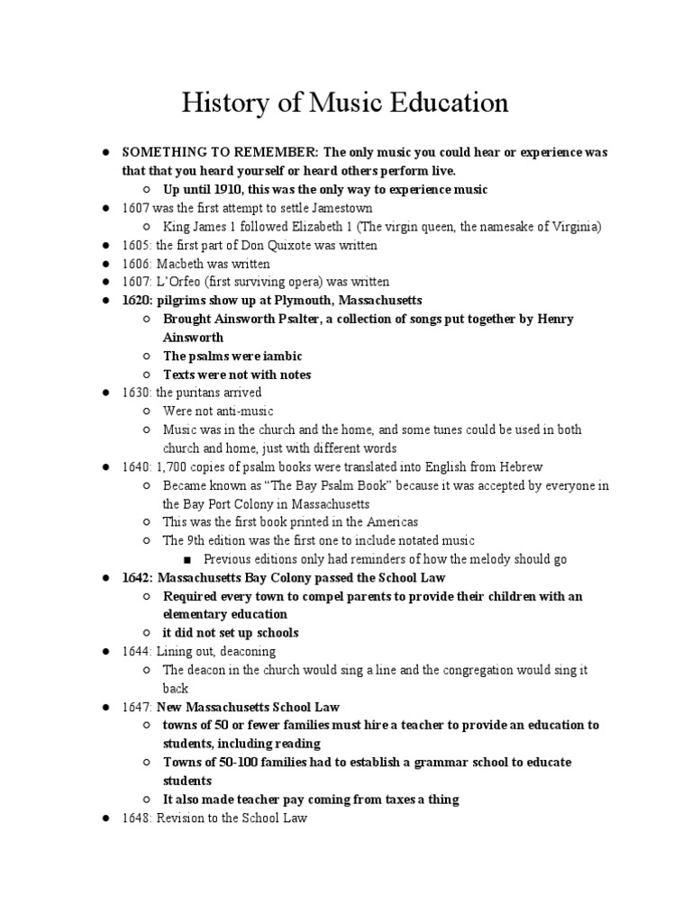 History of Music Education PDF Music Education Behavior Modification