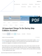 10 Important Things To Do During Ship Collision Accident