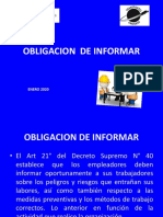 Informar a trabajadores sobre riesgos laborales y medidas de prevención