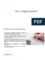 Contactos y Negociaciones