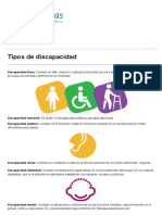 Tipos de Discapacidad