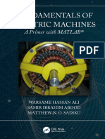 Fundamentals of Electric Machines A Primer With MATLAB PDF