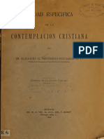 Unidad Especifica de La Contemplacion Cristiana, Fray Ignacio Menendez-Reigada OP PDF