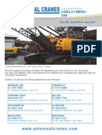 Kobelco BM500 7050 Specifications