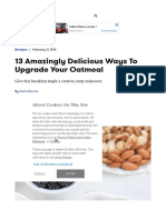 Delicious and Creative Oatmeal Recipes - SELF