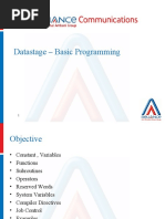 Datastage - Basic Programming-1