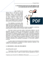 Conceptos Basicos en el Desarrollo de Habilidades del Pensamiento