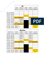 Timetable SMP