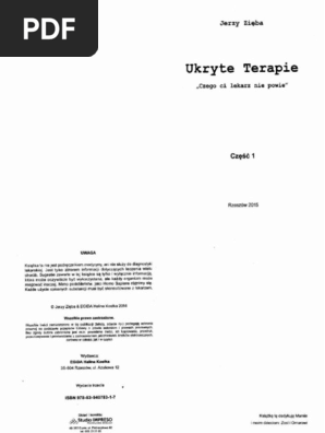 Jerzy Zieba Ukryte Terapie Pdf Pdf