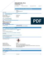 Safety Data Sheet for Hydraunycoil FH 2 Mineral Oil Lubricant