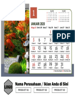 Kalender Meja 2020 Taman Jepang 01 PDF