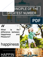 Principles of Greatest Number