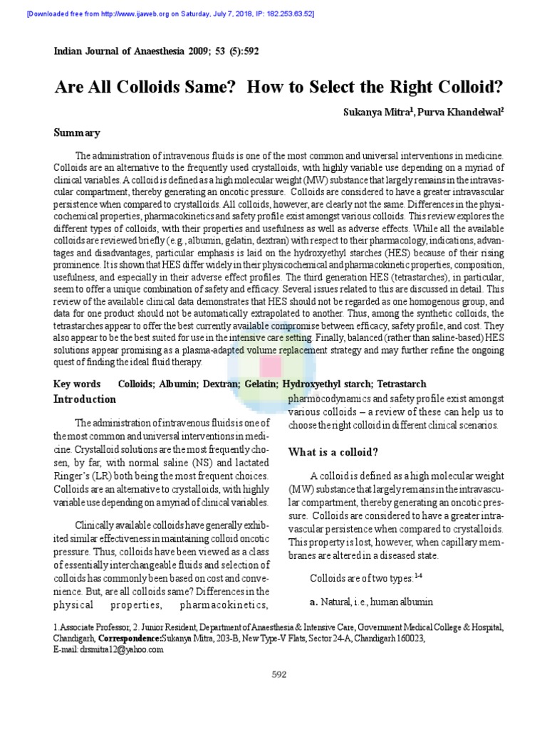 Koloid PDF Gelatin Kidney