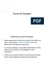 Factorial Designs PDF