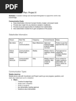 The Digital Project Manager Communication Plan Example