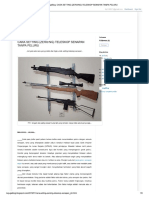 Cara Setting (Zeroing) Teleskop Senapan Tanpa Peluru