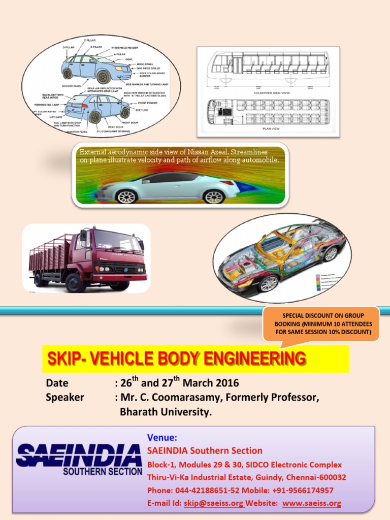 Vehicle Body Engineering PDF Wind Tunnel Engineering