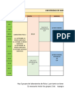 Horarios Extension Tuquerres