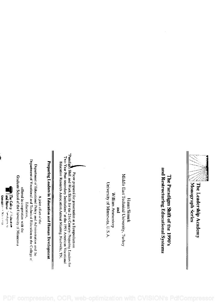Paradigm Shift of The 1990s - Simsek&Ammentorp | PDF