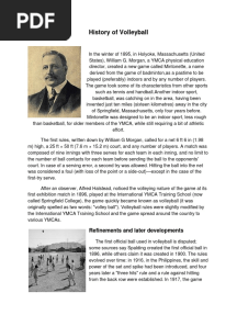 History of Volleyball
