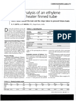 Failure Analysis of A Heater Finned Tube
