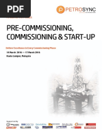 PetroSync - Pre - Commissioning Commissioning and Start - Up 2016