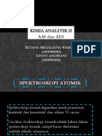 KIMIA ANALITIK II Presentasi AAS Dan AES