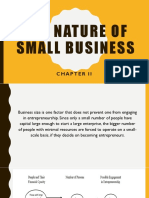 The Nature of Small Business