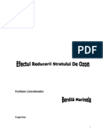 Efectul Reducerii Stratului de Ozon