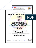 EsP Grade 3 Lessons Promote Filipino Values