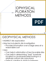 Lecture 6 - GeoPhysical Methods
