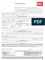 Motor Claim form