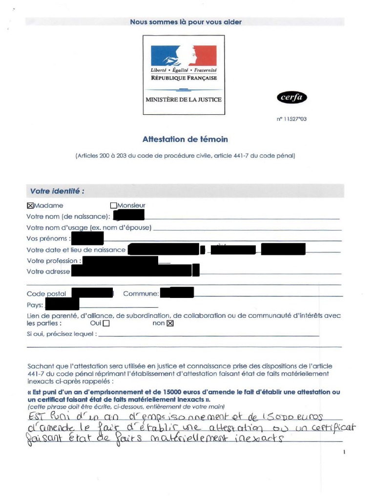 Attestations | PDF