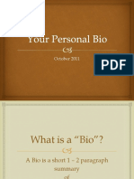 Writing A Personal Bio-1 PDF
