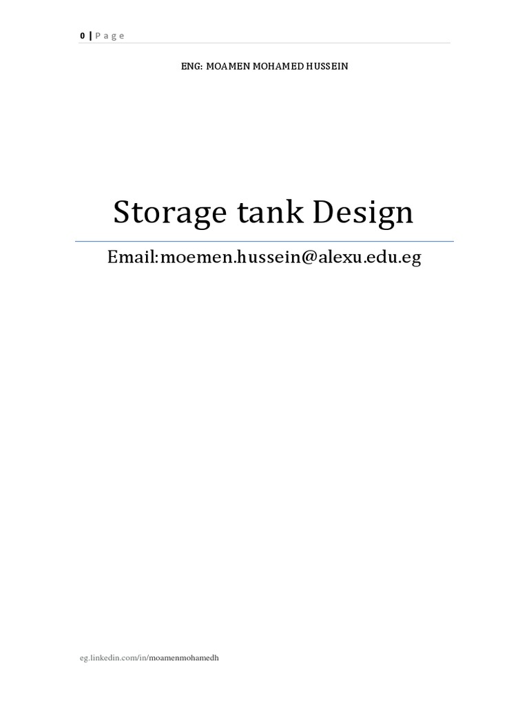 Storage Tank Design PDF | PDF | Strength Of Materials | Fracture