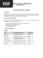 Download Education vocabulary for IELTS by Dominic Cole SN44412068 doc pdf