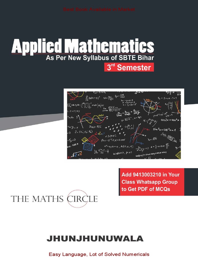 Applied Mathematics Demo PDF | PDF | Ordinary Differential Equation ...