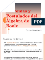 Álgebra de Boole, Postulados y Teoremas