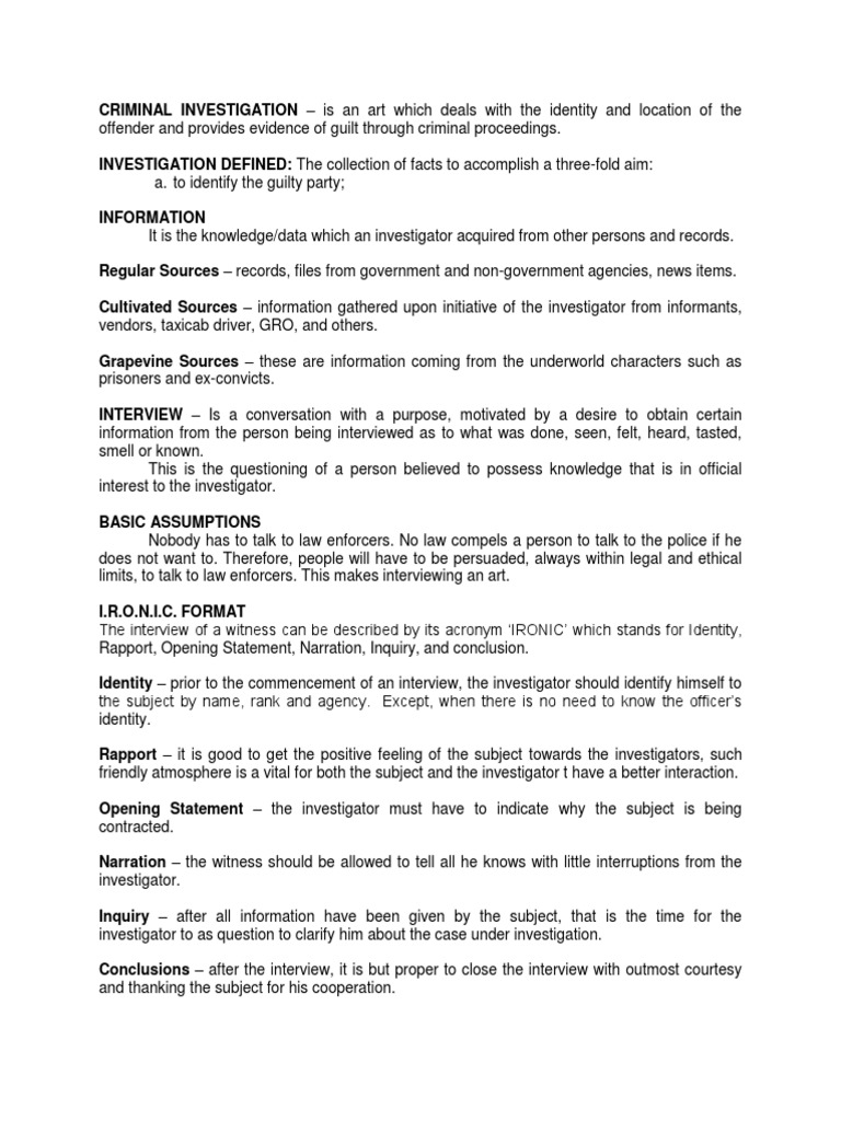 1cdi 1 Ok Pdf Crime Scene Confession Law