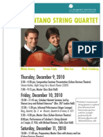 Brentano Quartet Flyer