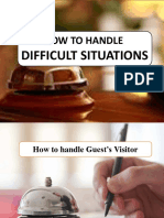 Handling Situation Guests Visitor