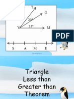 Triangle Inequality Theorem