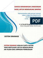 Sistem Drainase Berwawasan Lingkungan Untuk Mendukung Sanitasi