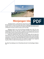 Menjangan Island Descriptive Text