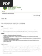 Schistosomiasis Control Program - Department of Health Website