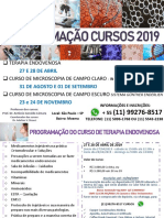 PROGRAMAÇÃO DE CURSOS DE MICROSCOPIA 2019