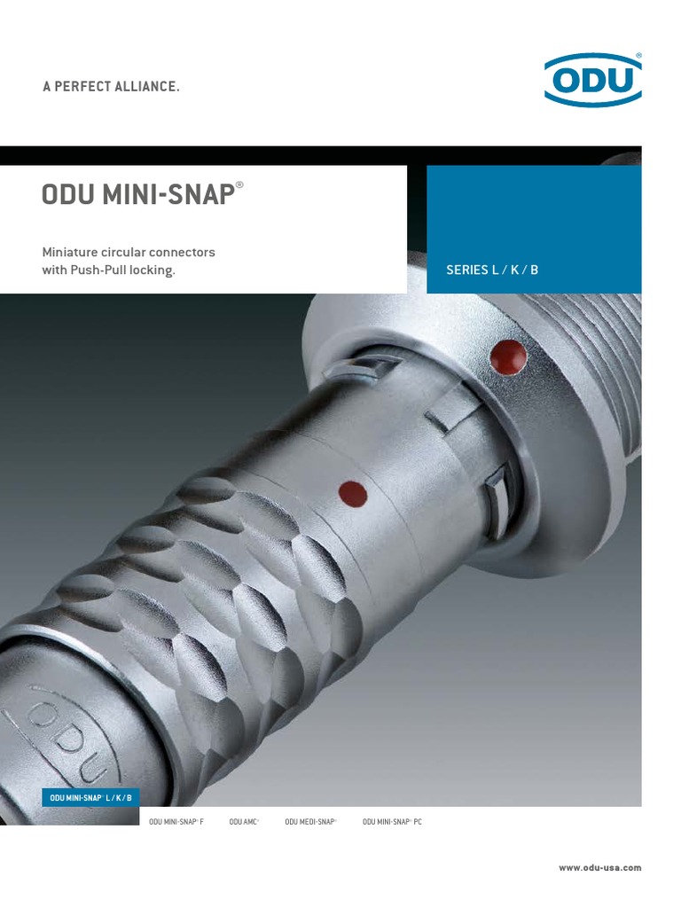 ODU MINI-SNAP LKB Circular Connector Series LKB-us0518 PDF | PDF |  Electrical Connector | Equipment